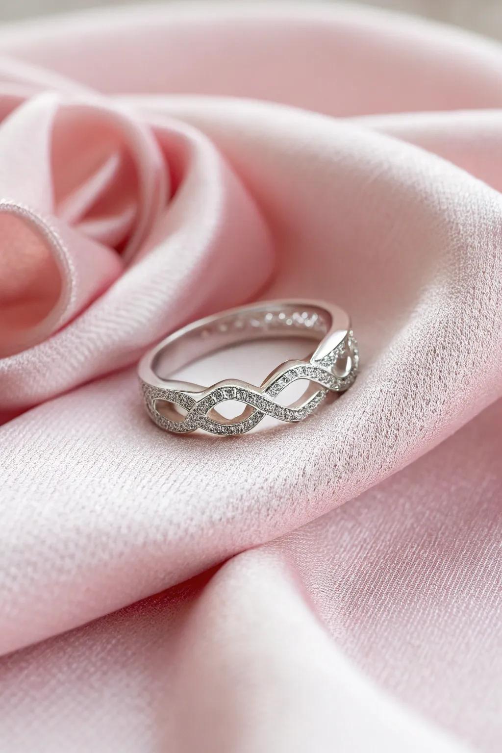 An infinity band representing endless love and devotion.