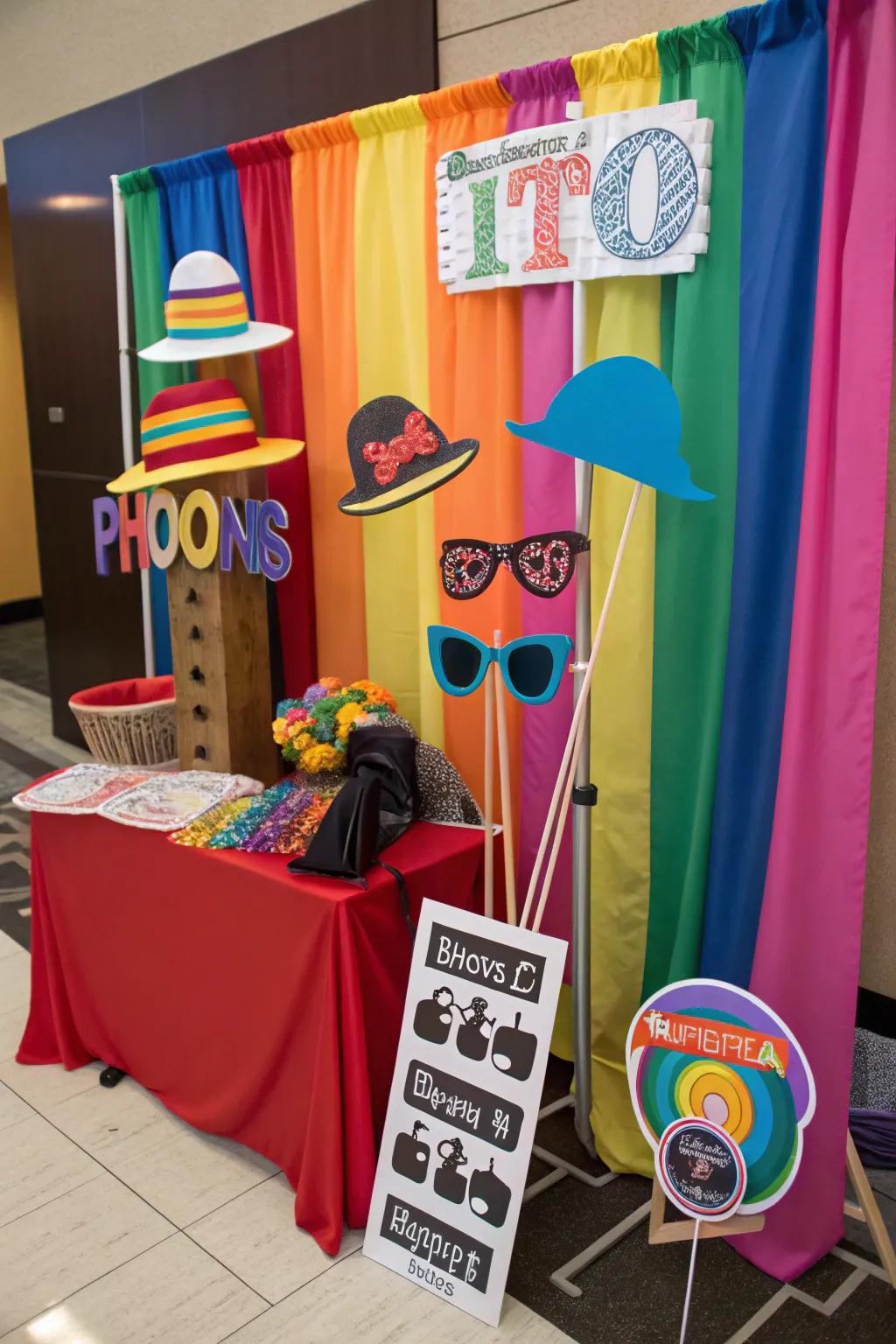 Capture the memories with a fun-filled photo booth.